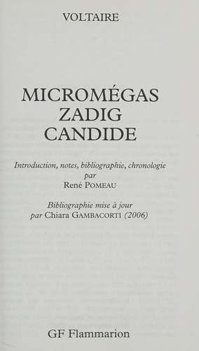Micromégas-Zadig-Candide